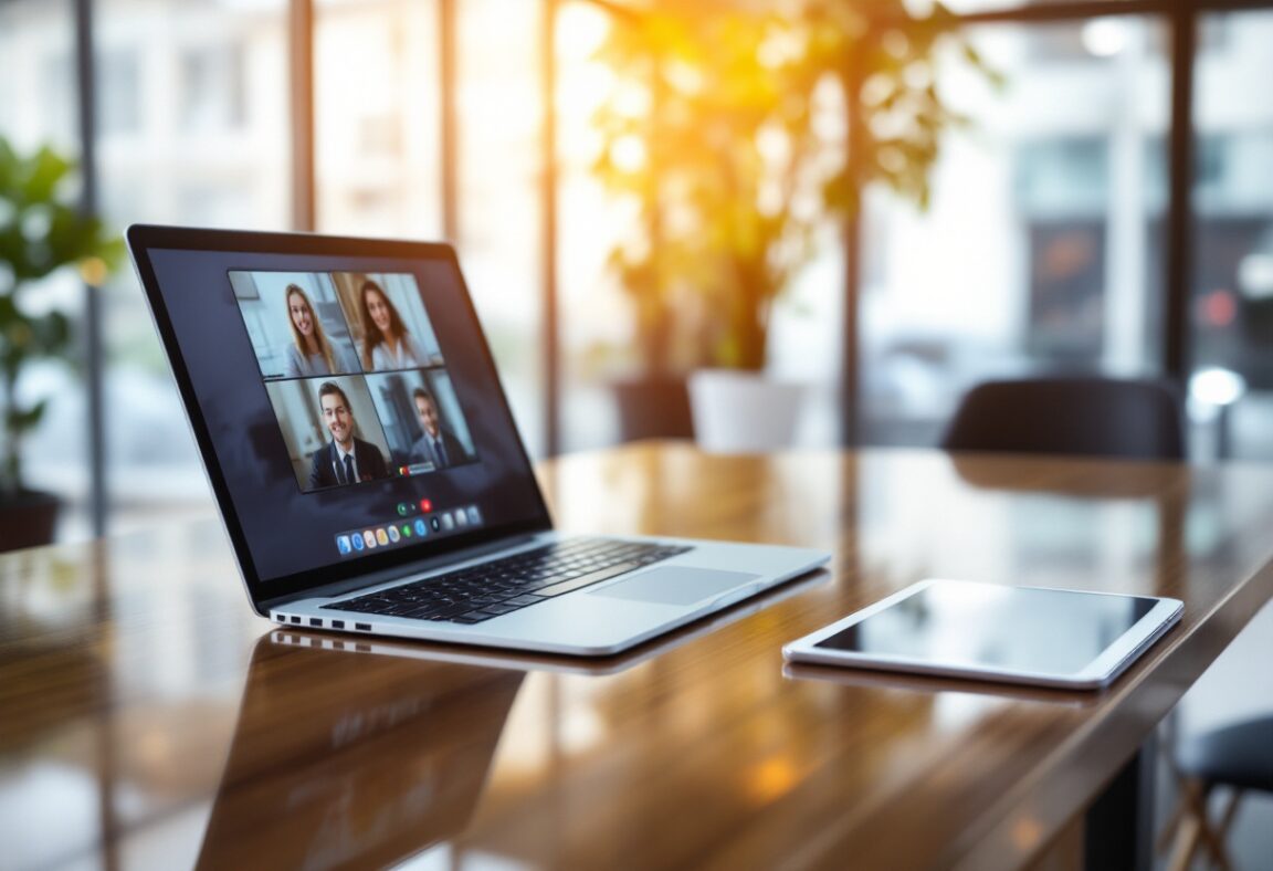 Avatares virtuales en una videoconferencia moderna