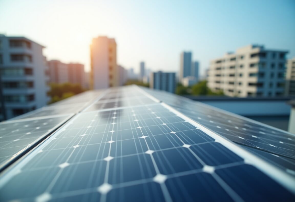 Paneles solares de Glint Solar en un campo verde