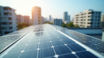 Paneles solares de Glint Solar en un campo verde