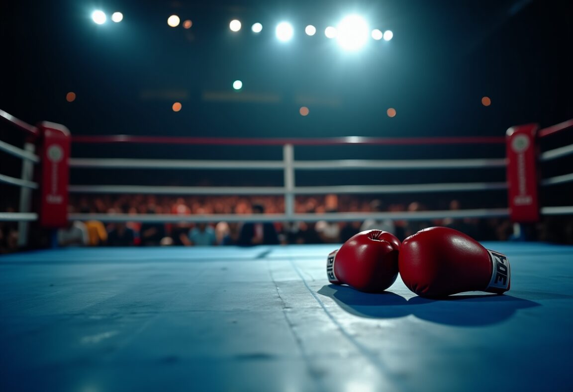 Jake Paul celebra la vittoria su Mike Tyson in un incontro