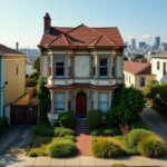 Vista panoramica del mercado inmobiliario a San Francisco