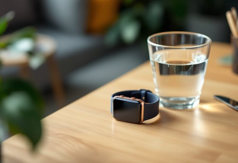 Fitbit Versa 4 mostrando estadísticas de salud