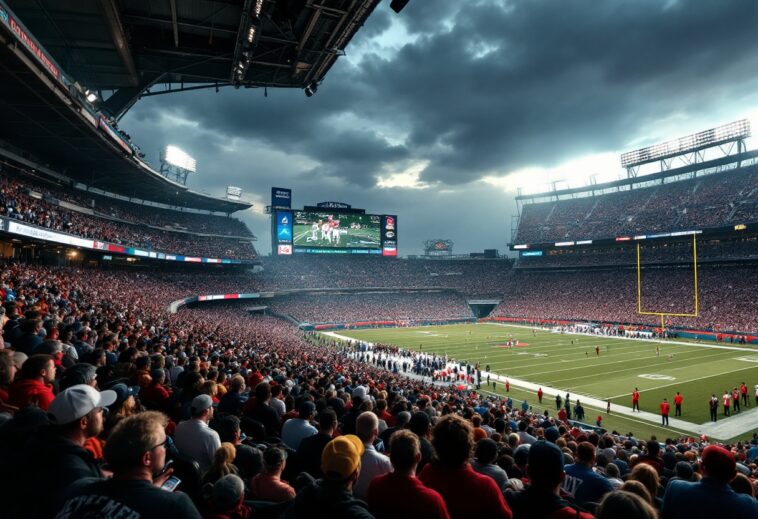 Partido entre New York Jets y Jacksonville Jaguars en acción