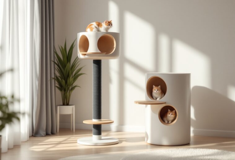 AeroCatTower LG, la torre futuristica per gatti presentata al CES 2025