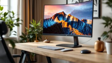 Monitor LG UltraWide da 34 pollici con design elegante