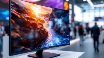 Monitor da gioco OLED flessibile LG presentato al CES 2025