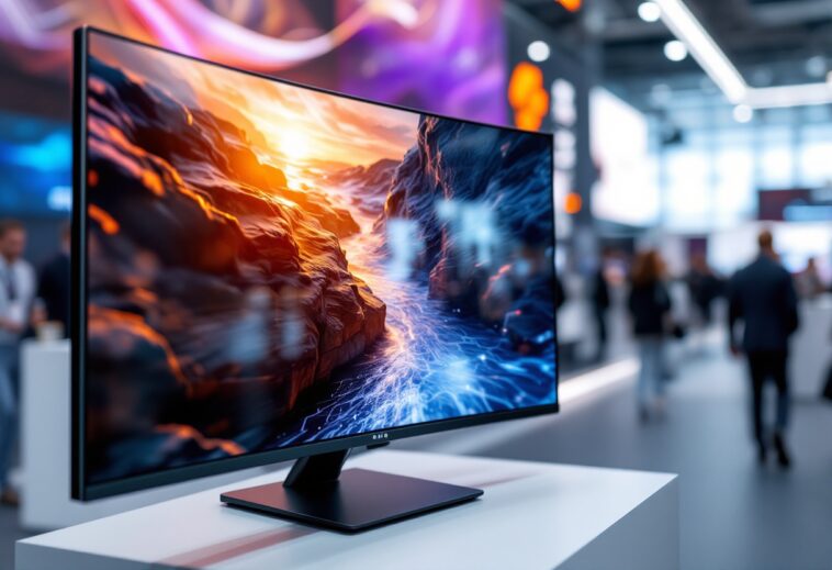 Monitor da gioco OLED flessibile LG presentato al CES 2025