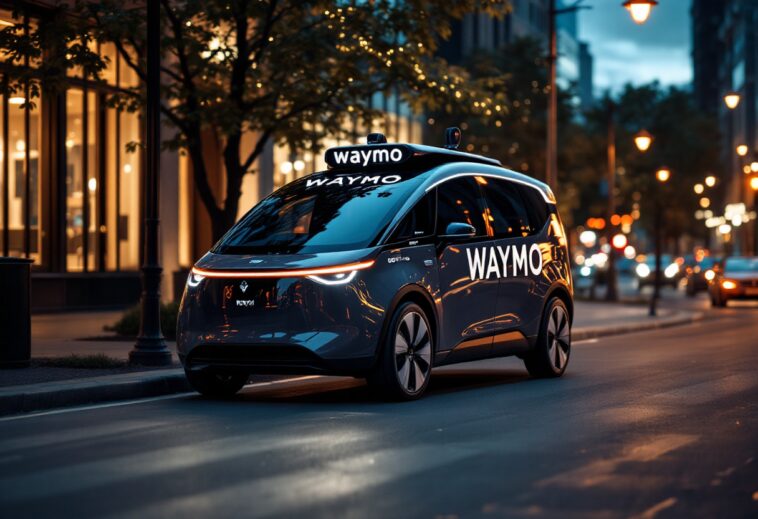 Robotaxi de Waymo involucrado en un incidente de tráfico