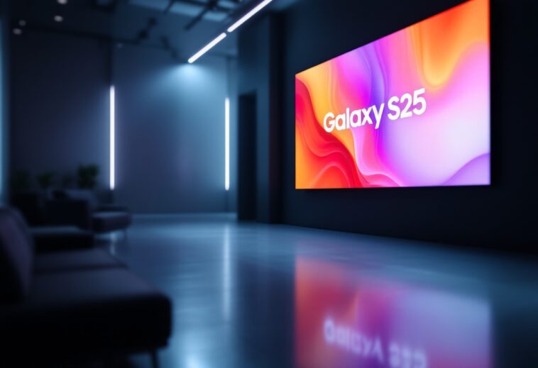 Immagine del Samsung Galaxy S25 presentato a Unpacked 2024