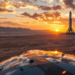 SpaceX Starship durante una prueba reciente