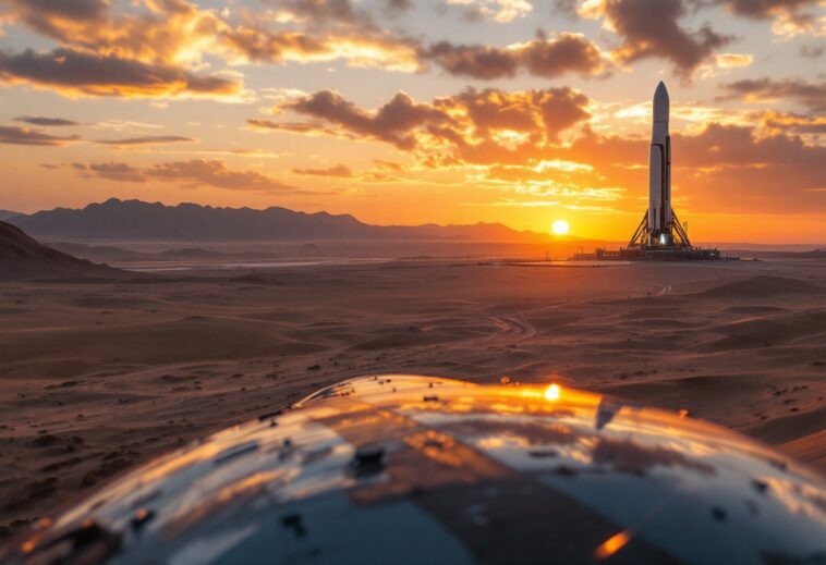 SpaceX Starship durante una prueba reciente