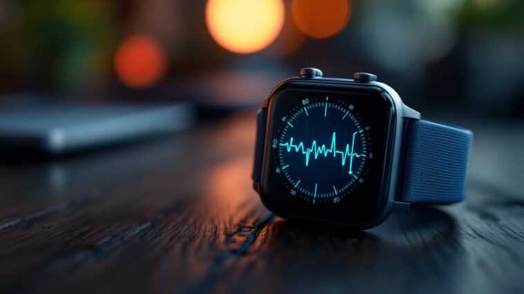 Smartwatch con funzione di rilevamento del polso attivata