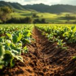 Larry Ellison in un campo agricolo alle Hawaii