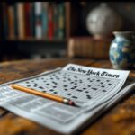 Giocatore che risolve il Mini Crossword del New York Times