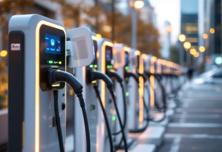 Soluzione innovativa per la ricarica di veicoli elettrici