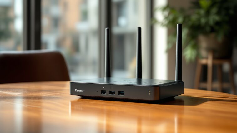 Router VPN portátil Deeper Connect con diseño compacto