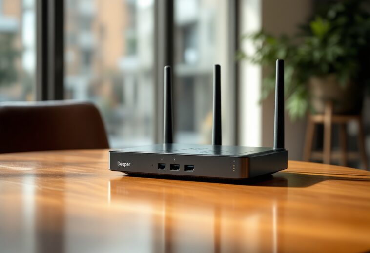 Router VPN portátil Deeper Connect con diseño compacto