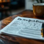 Immagine del Mini Crossword del New York Times con parole incrociate