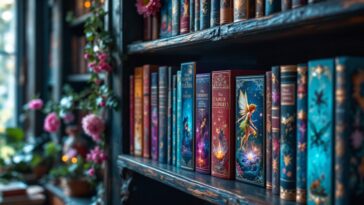 Immagine di Fairy Land con libri e magia letteraria